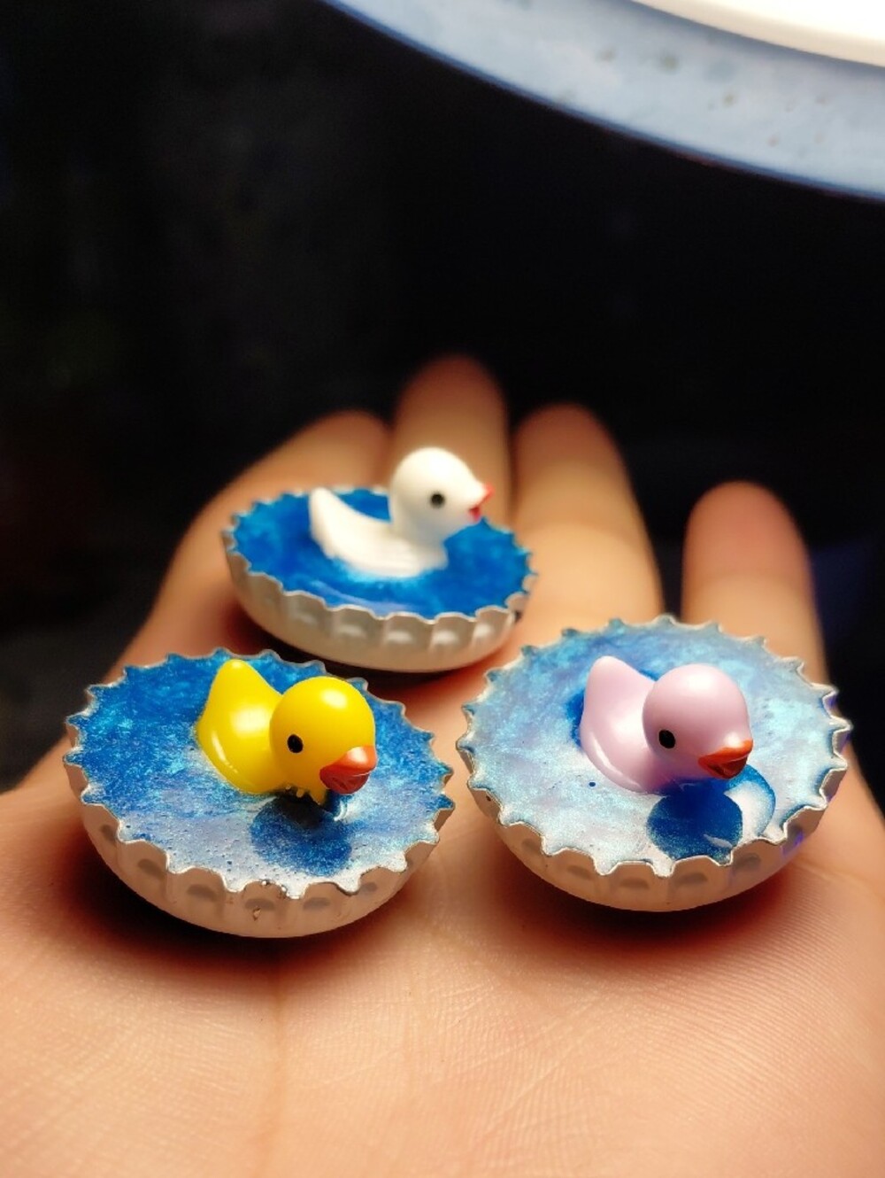 (3) Ducks in a Pool Magnets - Picture 2 of 4